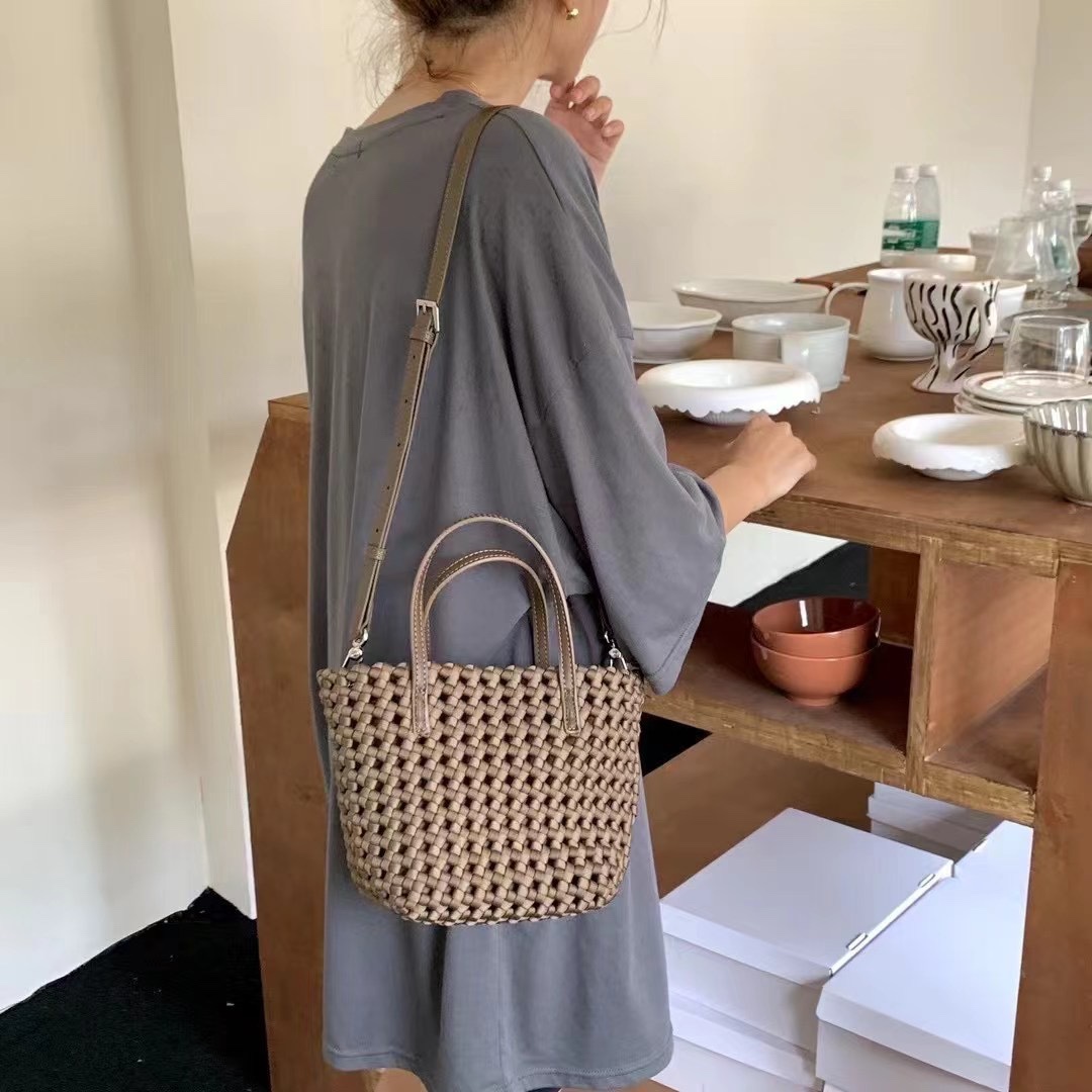 Tote Bag Beach - Gewebte Tasche für Frauen Einkaufstasche große