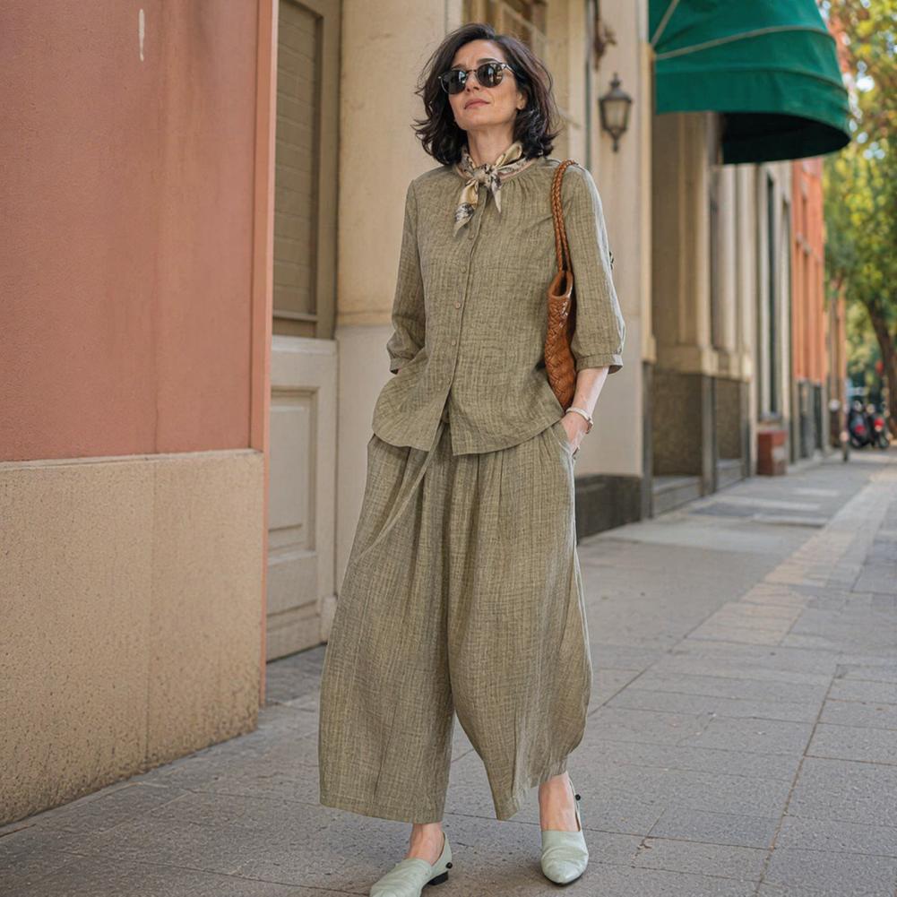 2026 Übergrößen Freizeitanzug  – Linen Pant Wide Bewertung und Preis
