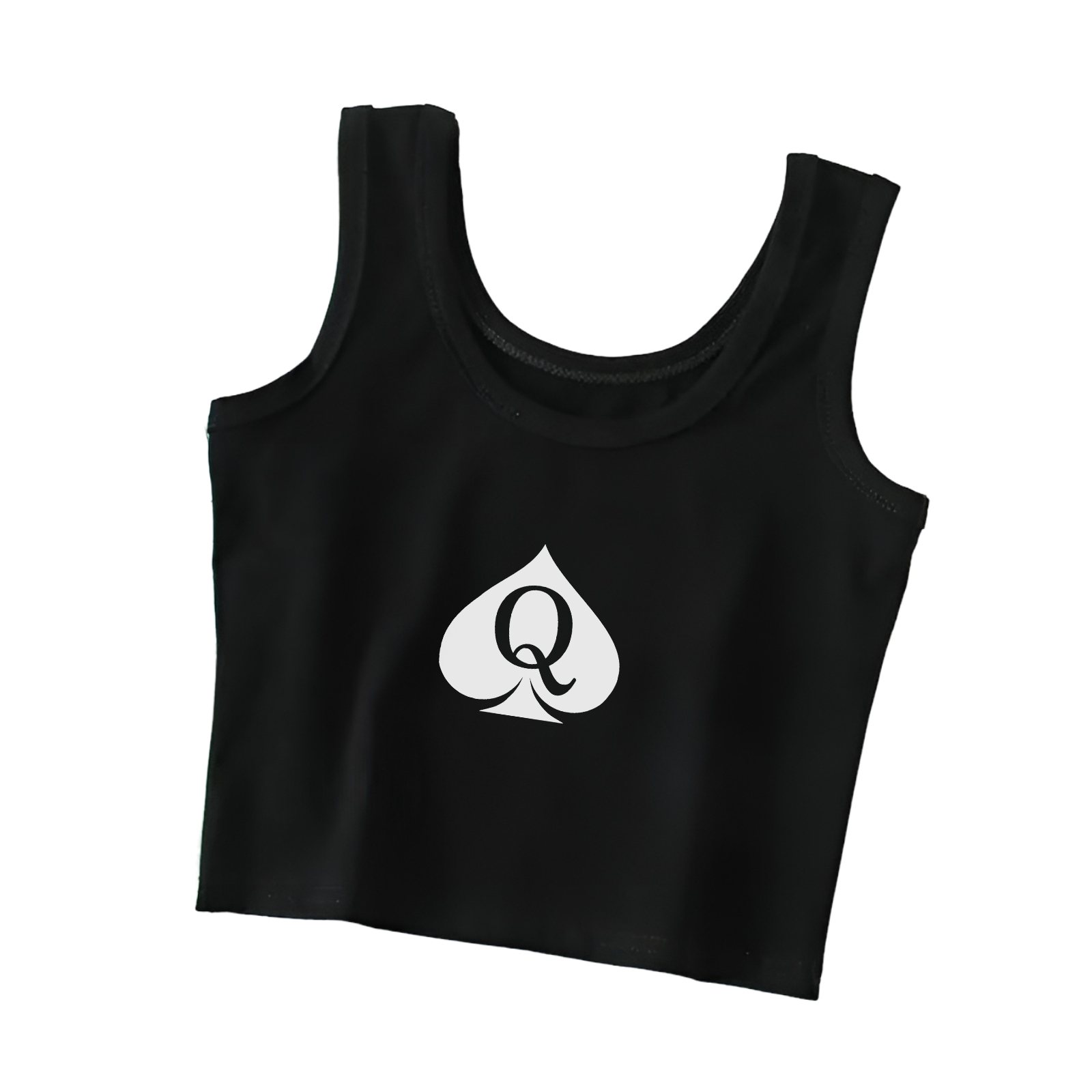 „Queen Of Spade“ Damen-Tanktop – Crop Top Crochet Bewertung und Preis
