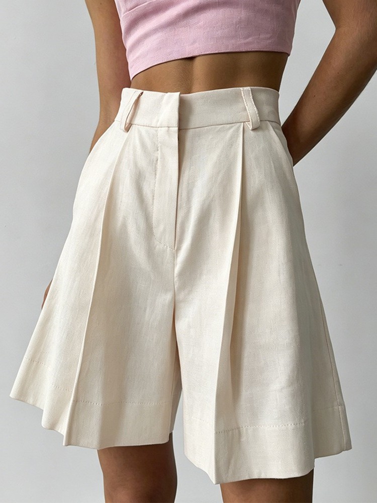 Lässige Leinen-Shorts mit weit – Linen Pant Wide Bewertung und Preis