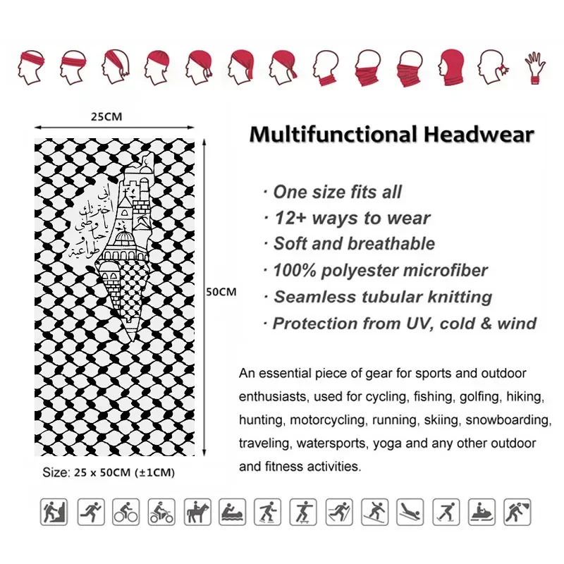 Arabische Kalligraphie Bandana – Headband Summer Knit Bewertung und Preis
