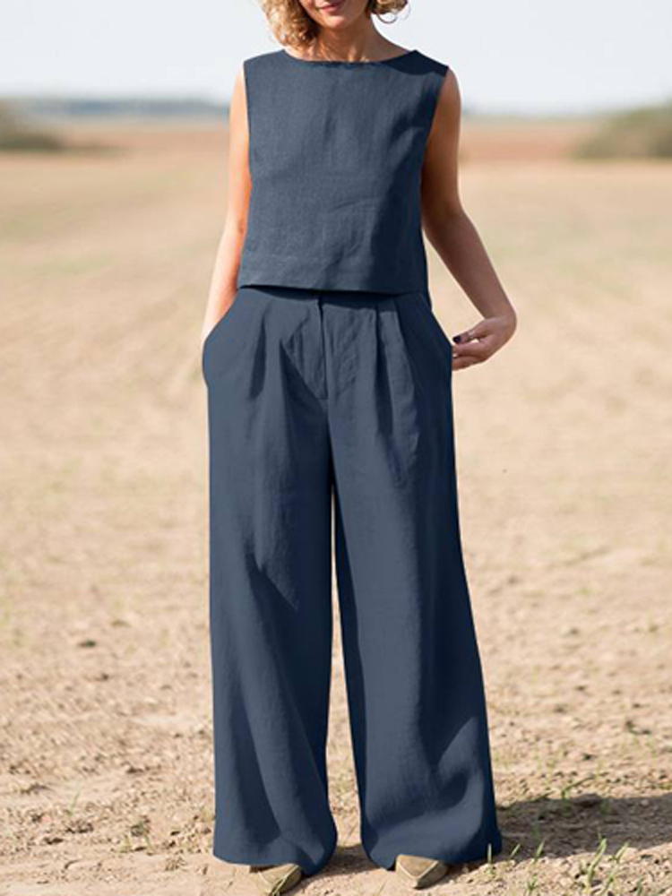 Sommer Lose Oansatz Top Breite – Linen Pant Wide Bewertung und Preis