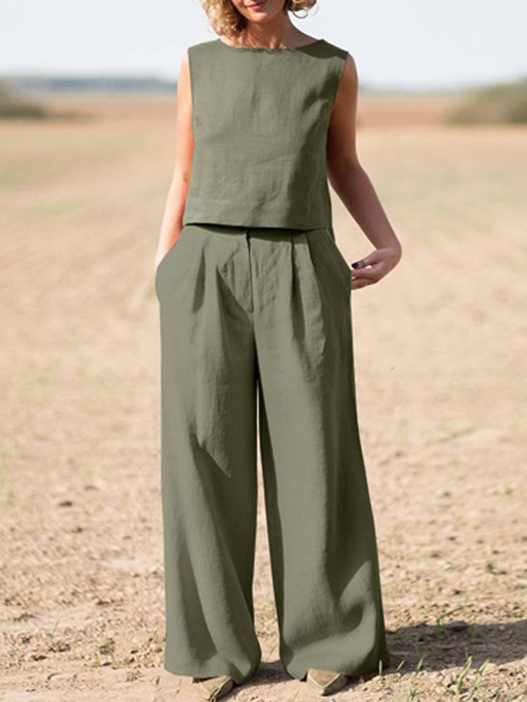 Sommer Lose Oansatz Top Breite – Linen Pant Wide Bewertung und Preis